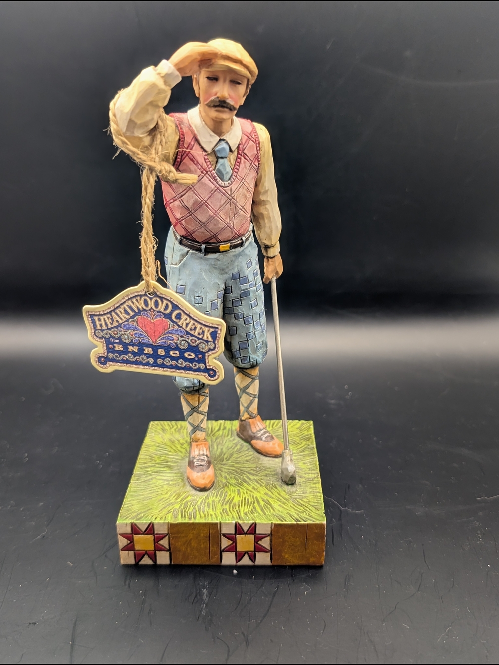 Jim Shore Multicolor Gentleman Golfer Figurine